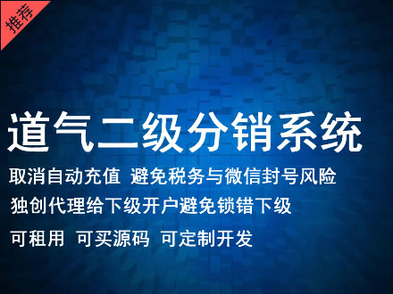 成都市道气二级分销系统 分销系统租用 微商分销系统 直销系统